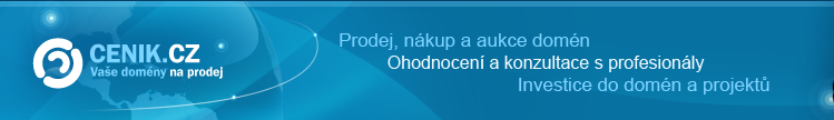 Prodej, nákup a aukce domén. Ohodnocení a konzultace s profesionály. Investice do domén a projektů